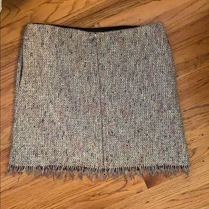 Theory Tweed Miniskirt